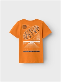 NAME IT Kortærmet T-shirt Lasto Autum Maple